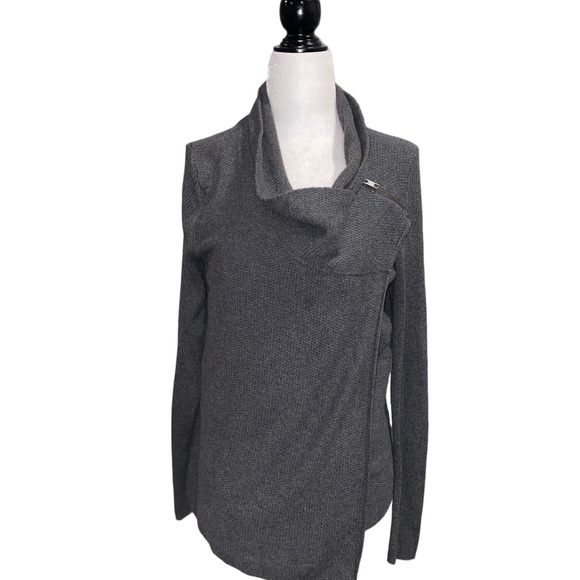 Alfred Sung Versatile Cardigan Grey Knit - Picture 3 of 5